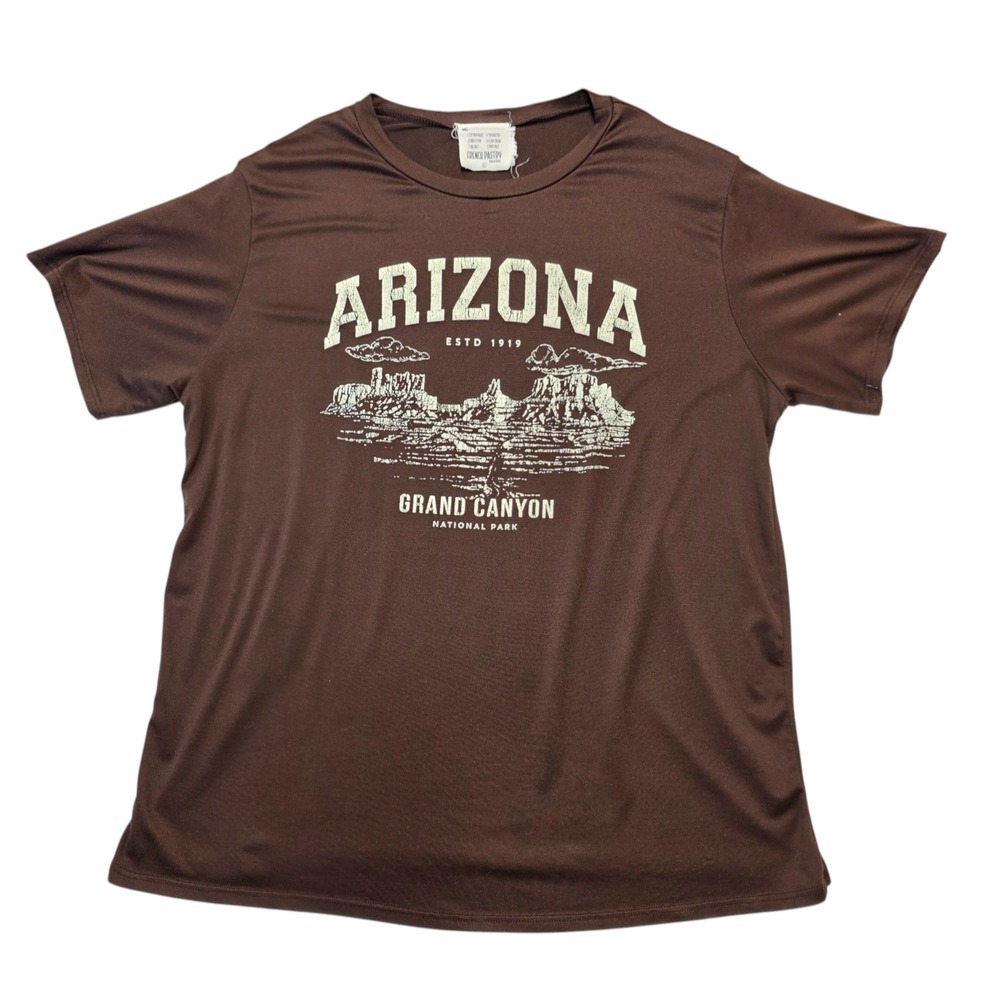 Arizona Grand Canyon National Park T-Shirt French Pastry Brown‎ Graphic